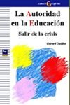 La autoridad en la educación, de Guillot, Gérard | portada del libro