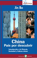 China. País por descubrir, de JIN BO | portada del libro