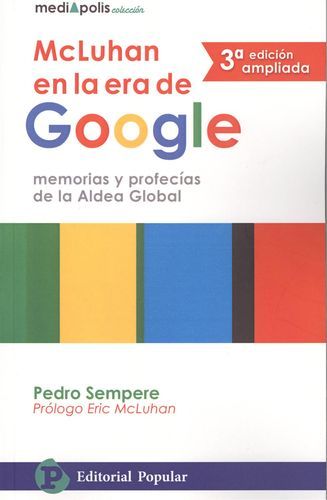 Mcluhan en la era de Google, de SEMPERE, PEDRO | portada del libro