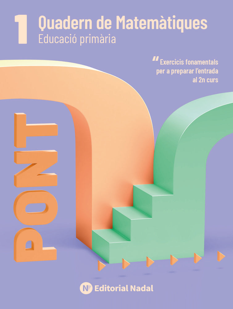 PONT MATEMATIQUES, 1 EDUCACIO PRIMARIA, de PAMIES TOMAS, LINA | portada del libro
