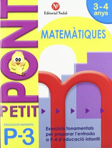 PETIT PONT P3, MATEMATIQUES, EDUCACIO INFANTIL, de NADAL | portada del libro