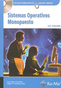 Sistemas operativos monopuesto, de Raya González, Laura | portada del libro