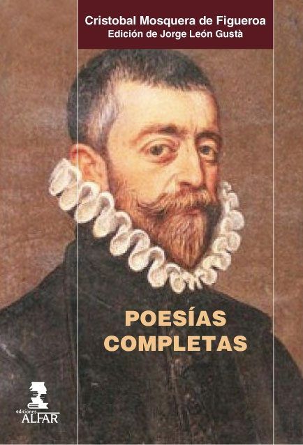 Poesías completas de Cristóbal Mosquera de Figueroa, de Mosquera de Figueroa, Cristóbal | portada del libro