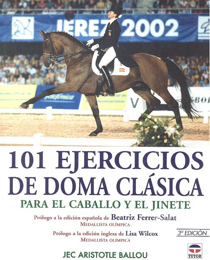 101 EJERCICIOS DE DOMA CLÁSICA PARA EL CABALLO Y EL JINETE, de Ballou | portada del libro