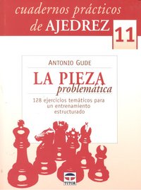 CUADERNOS PRÁCTICOS DE AJEDREZ 11. LA PIEZA PROBLEMÁTICA, de Gude, Antonio | portada del libro