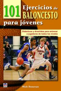 101 EJERCICOS DE BALONCESTO PARA JÓVENES, de Donovan | portada del libro