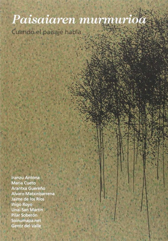 Paisaiaren murmurioa/Cuando el paisaje habla, de Varios autores | portada del libro