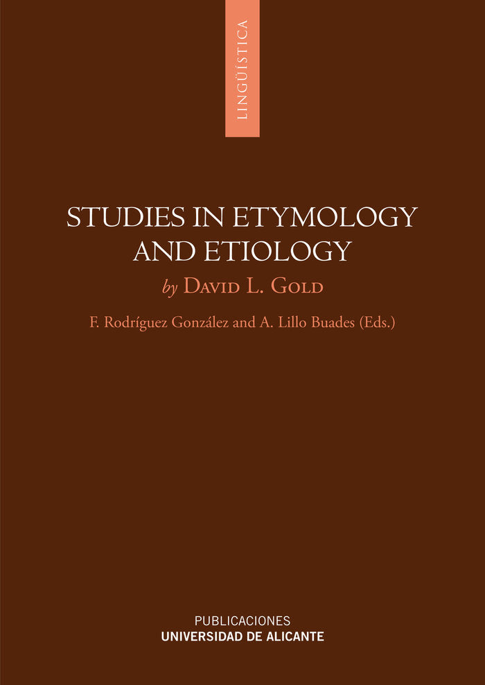 Studies in Etymology and Etiology, de Gold | portada del libro