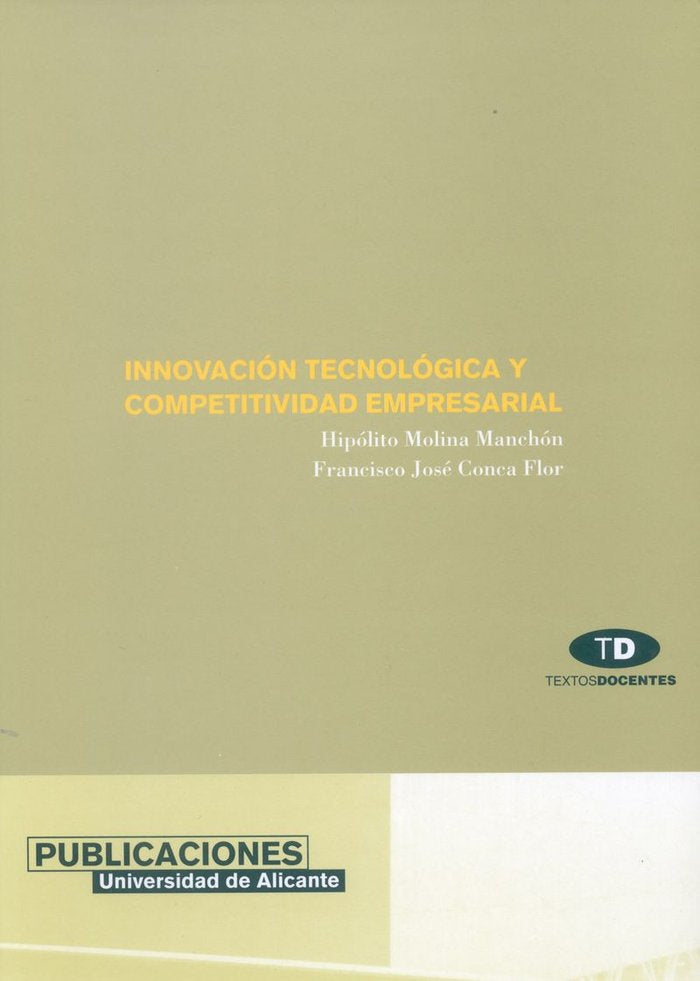 Innovación tecnológica y competitividad empresarial, de Conca Flor | portada del libro