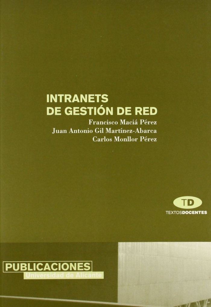Intranets de gestión de red, de Maciá Pérez | portada del libro