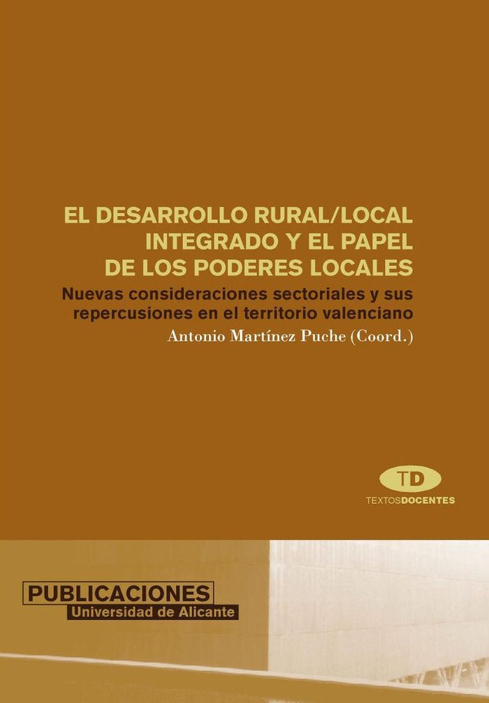El desarrollo rural/local integrado y el papel de los poderes locales | portada del libro