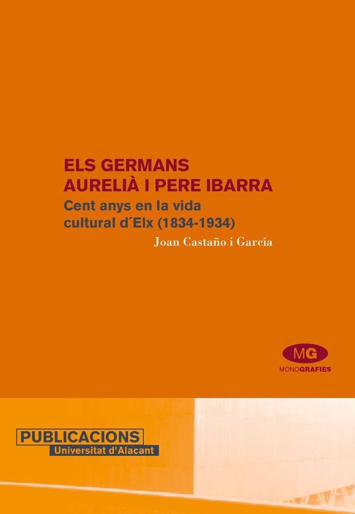 Els germans Aurelià i Pere Ibarra, de Castaño i Garcia | portada del libro