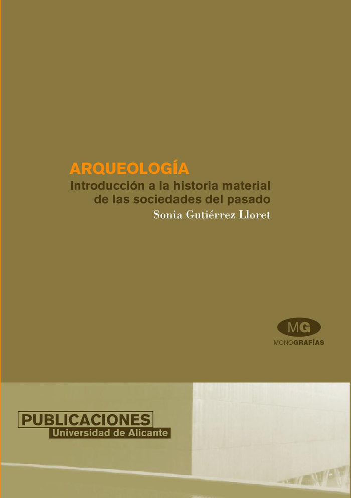 Arqueología, de Gutiérrez Lloret | portada del libro
