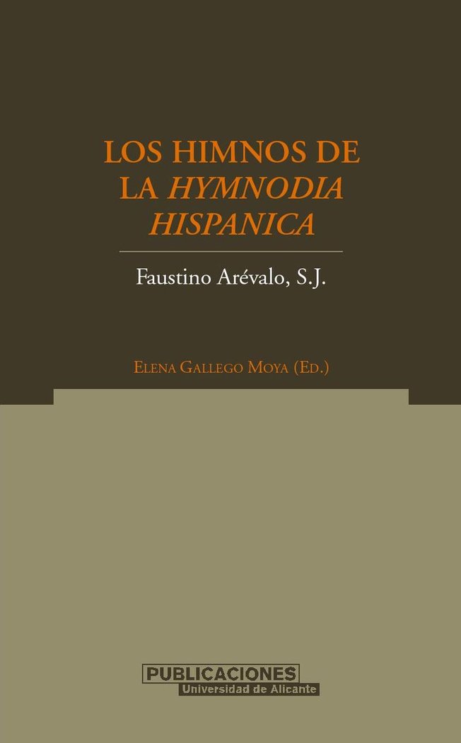 Los himnos de la Hymnodia hispánica, de Faustino Arévalo | portada del libro