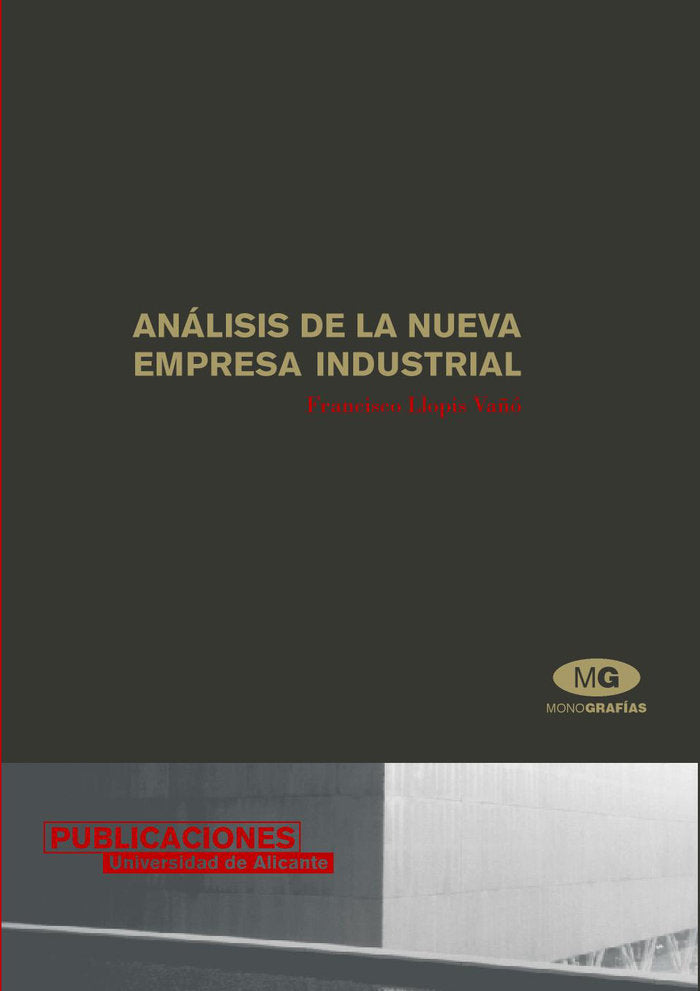 Análisis de la nueva empresa industrial, de Llopis Vañó | portada del libro