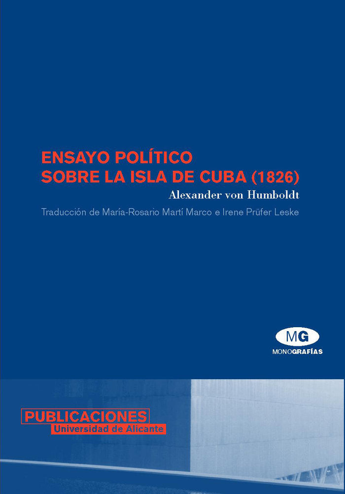 Ensayo político sobre la isla de Cuba (1826), de Humboldt | portada del libro