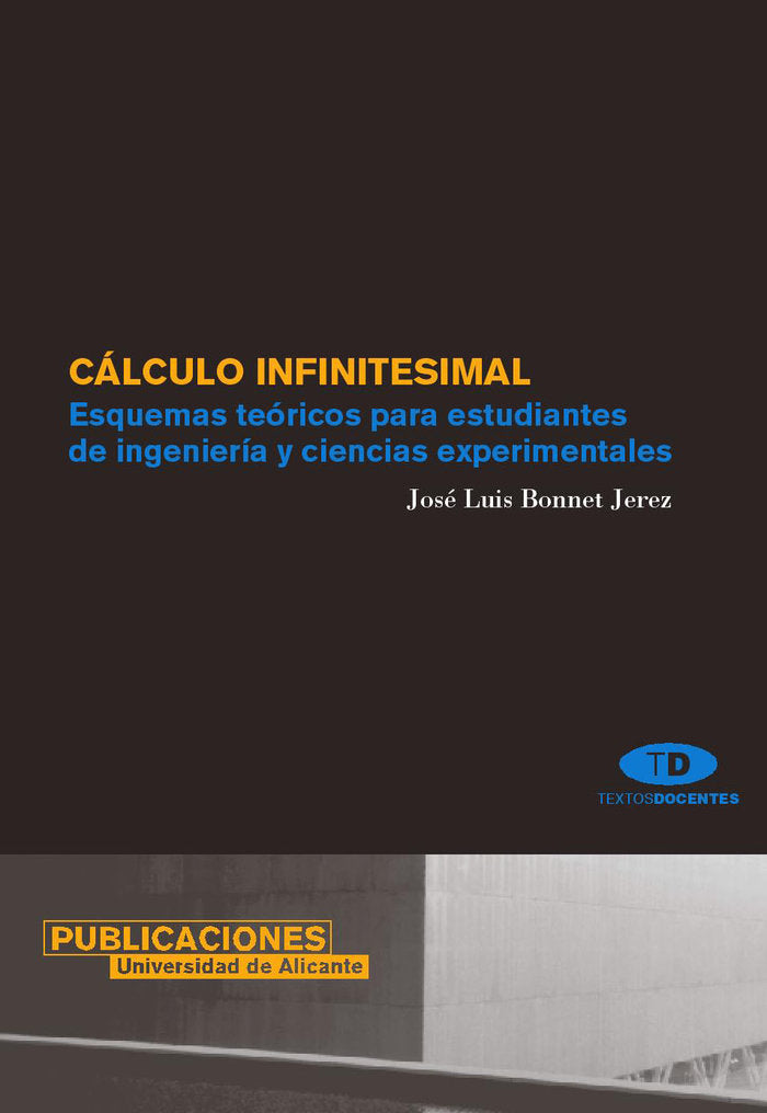 Cálculo infinitesimal, de Bonnet Jerez, José Luis | portada del libro