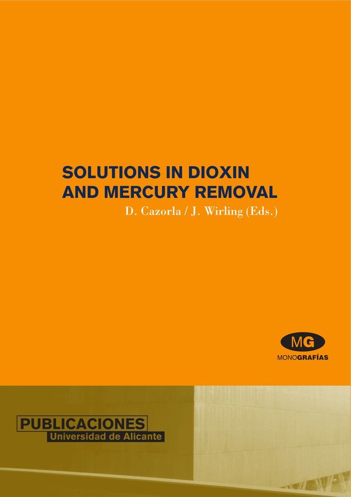 Solutions in dioxin and mercury removal | portada del libro