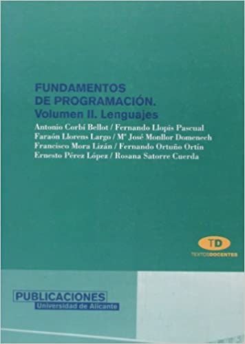 LENGUAJES DE PROGRAMACION, de LLOPIS PASCUAL, FERNANDO | portada del libro