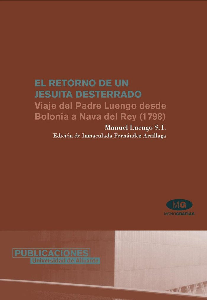 El retorno de un jesuita desterrado, de Luengo | portada del libro