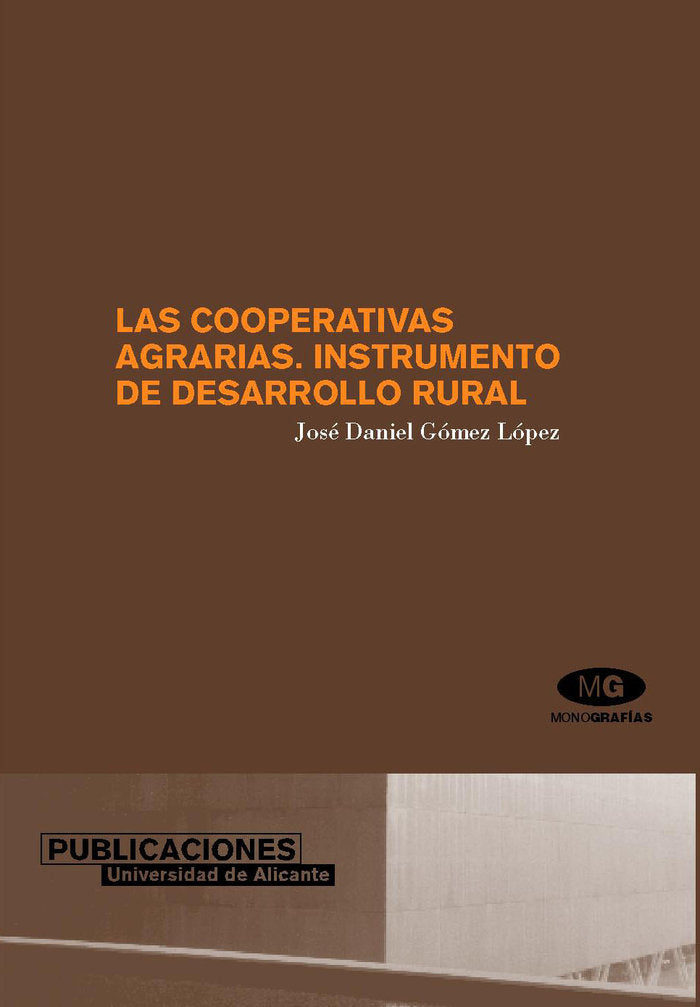 Las cooperativas agrarias, de Gómez López | portada del libro