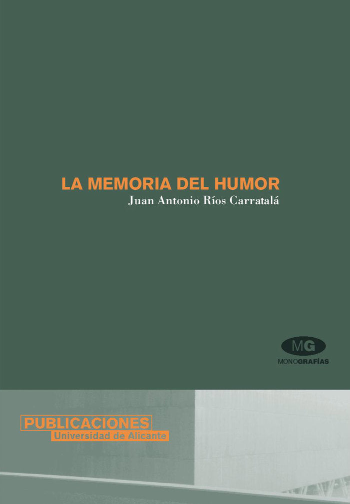 La memoria del humor, de Ríos Carratalá | portada del libro