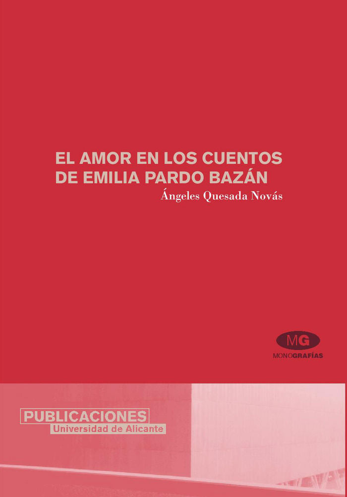 El amor en los cuentos de Emilia Pardo Bazán, de Quesada Novás | portada del libro