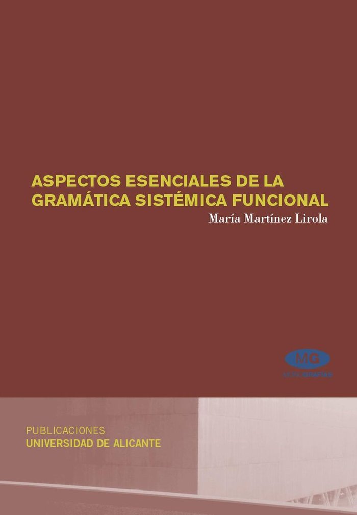 Aspectos esenciales de la gramática sistémica funcional, de Martínez Lirola | portada del libro