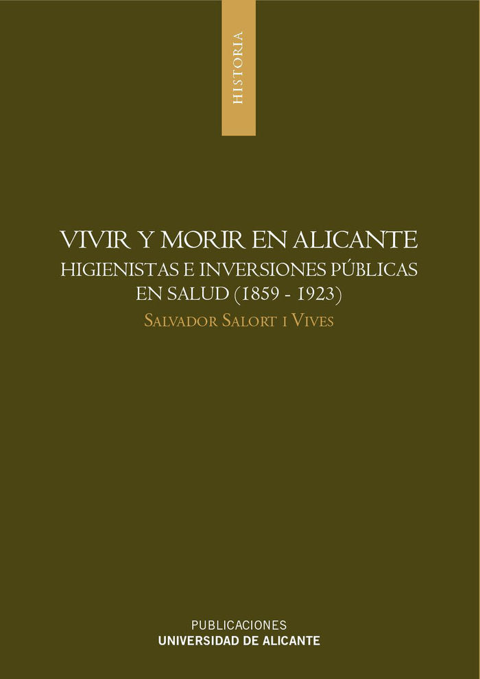 Vivir y morir en Alicante, de Salort i Vives | portada del libro
