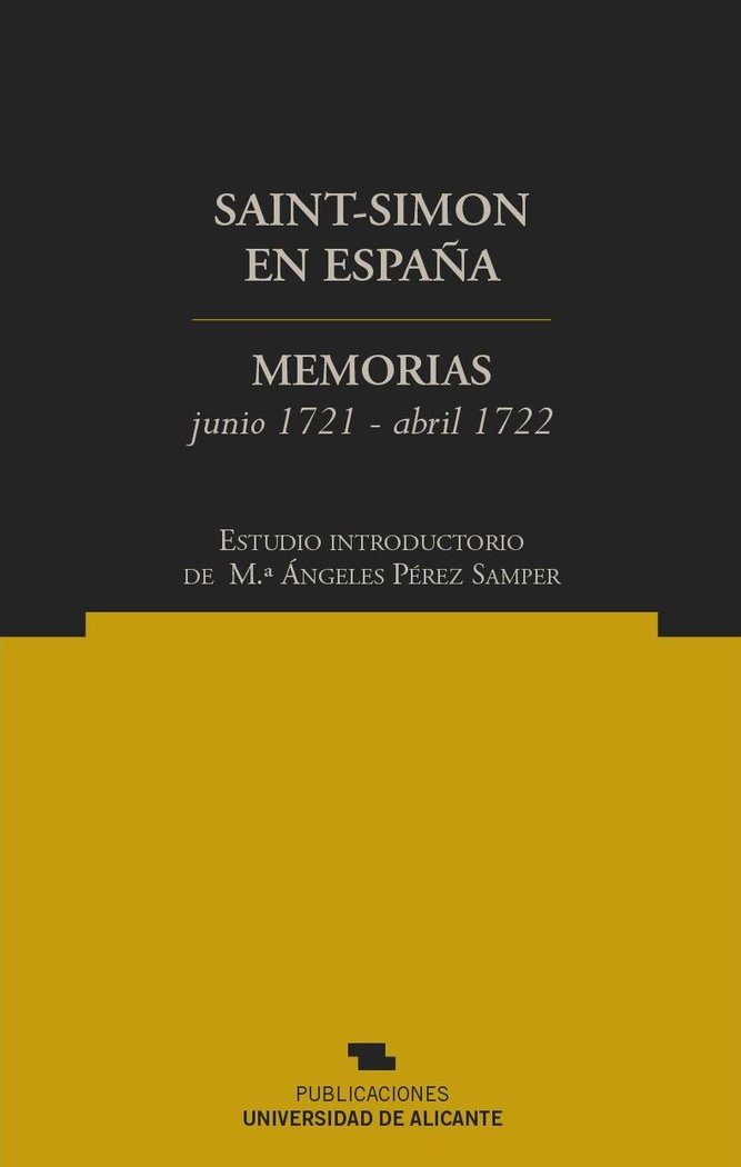 Saint-Simon en España, de Louis de Rouvroy | portada del libro