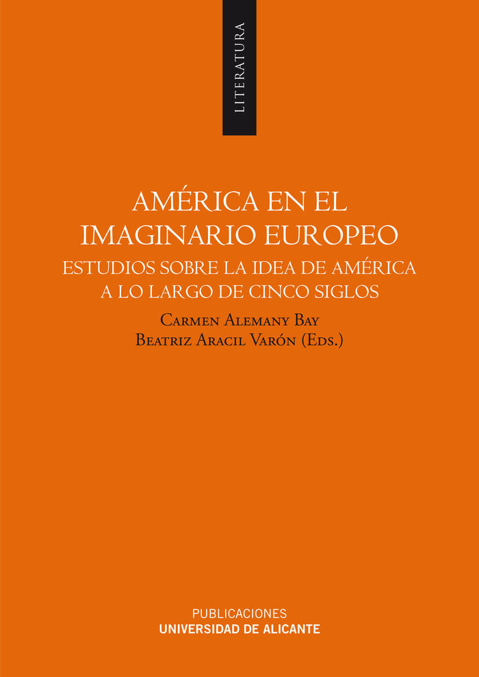 América en el imaginario europeo, de Alemany Bay | portada del libro