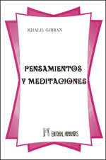 Pensamientos y meditaciones, de Khalil | portada del libro