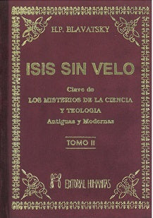 Isis sin velo (Tomo II), de Helena Petrovna | portada del libro