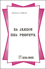 El jardín del profeta, de Khalil | portada del libro