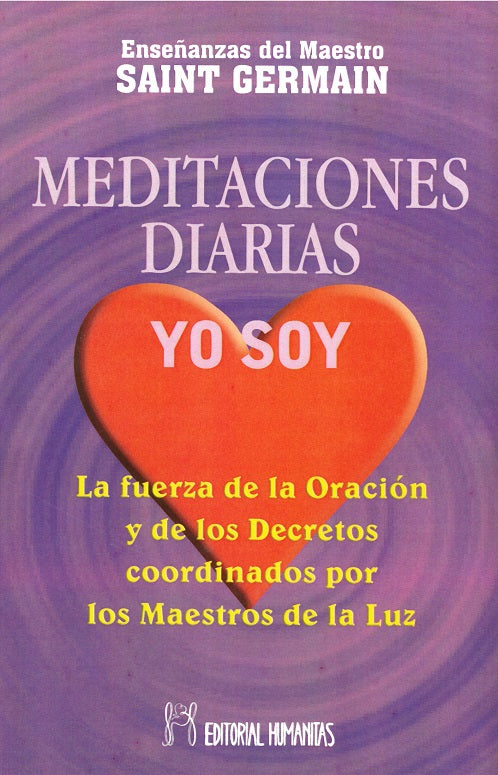 Meditaciones diarias, Yo Soy, de Saint Germain | portada del libro