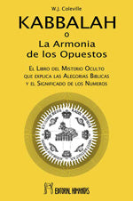 Kabbalah o la armonía de los opuestos, de J. V. | portada del libro