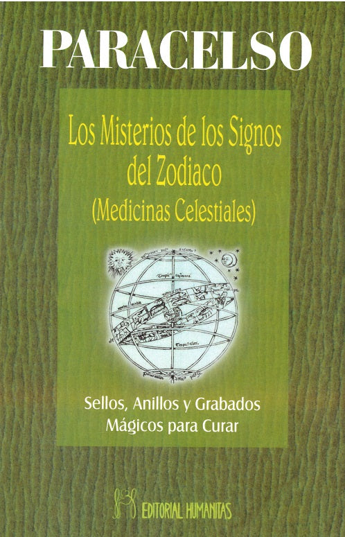Los misterios de los signos del zodiaco (Medicinas celestiales), de Paracelso | portada del libro