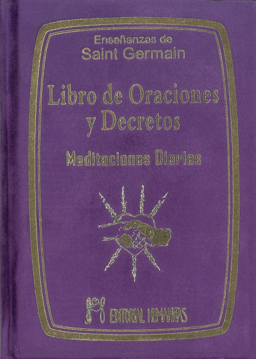 Libro de oraciones y decretos, de Saint Germain | portada del libro