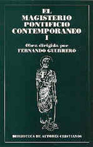 El magisterio pontificio contemporáneo. I, de Varios autores | portada del libro