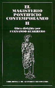 El magisterio pontificio contemporáneo. II, de Varios autores | portada del libro