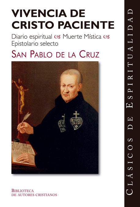 Vivencia de Cristo paciente, de San Pablo de la Cruz | portada del libro