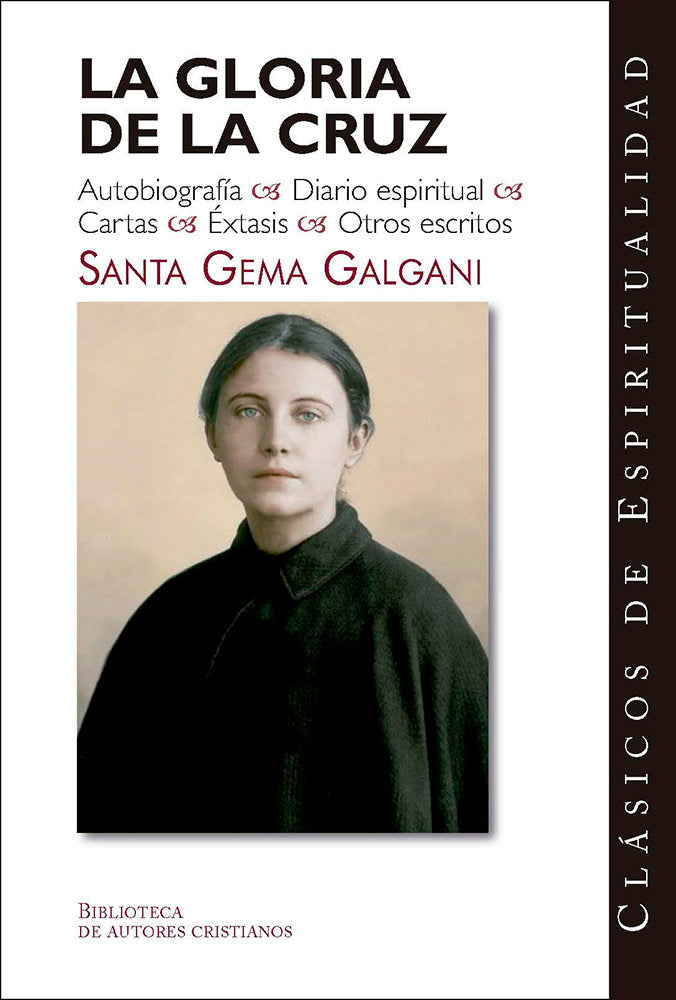 La gloria de la cruz, de Gema Galgani, Santa | portada del libro