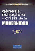 Génesis, estructura y crisis de la modernidad, de Valverde Mucientes | portada del libro