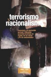 Terrorismo y nacionalismo, de Gallego, José Andrés | portada del libro