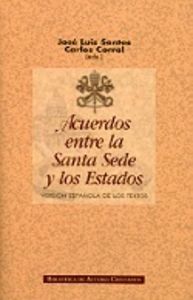 Acuerdos entre la Santa Sede y los Estados., de Santos Díez, José Luis | portada del libro