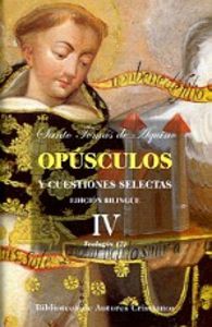 Opúsculos y cuestiones selectas. IV: Teología (II), de Santo Tomás de Aquino | portada del libro
