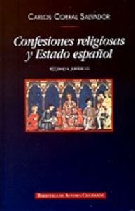 Confesiones religiosas y Estado español, de Corral Salvador, Carlos | portada del libro