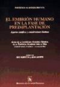 El embrión humano en la fase de preimplantación, de Pontificia Academia pro Vita | portada del libro