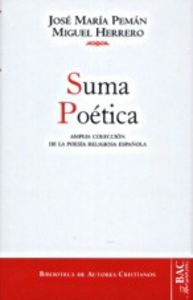 Suma poética, de Pemán, José María | portada del libro
