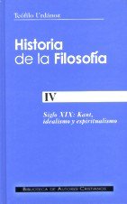 Historia de la filosofía. IV: Siglo XIX: Kant, idealismo y espiritualismo, de Urdánoz, Teófilo | portada del libro